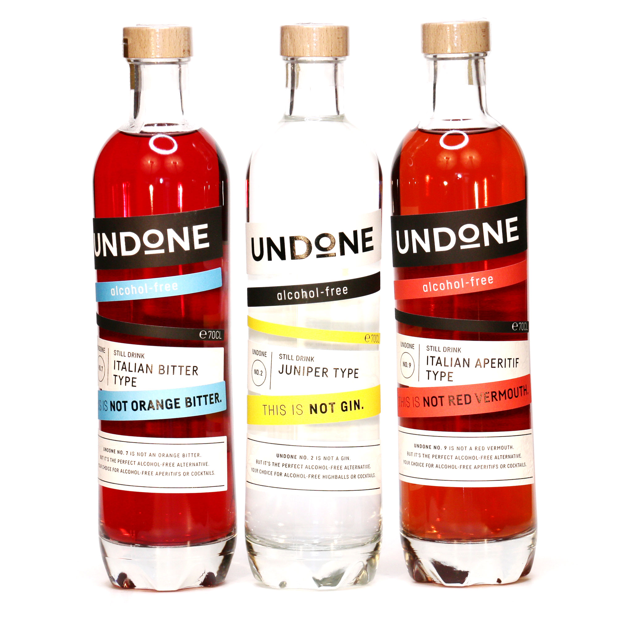 Undone "NegroniSet" (GinWermutBitter; Alkoholfrei)